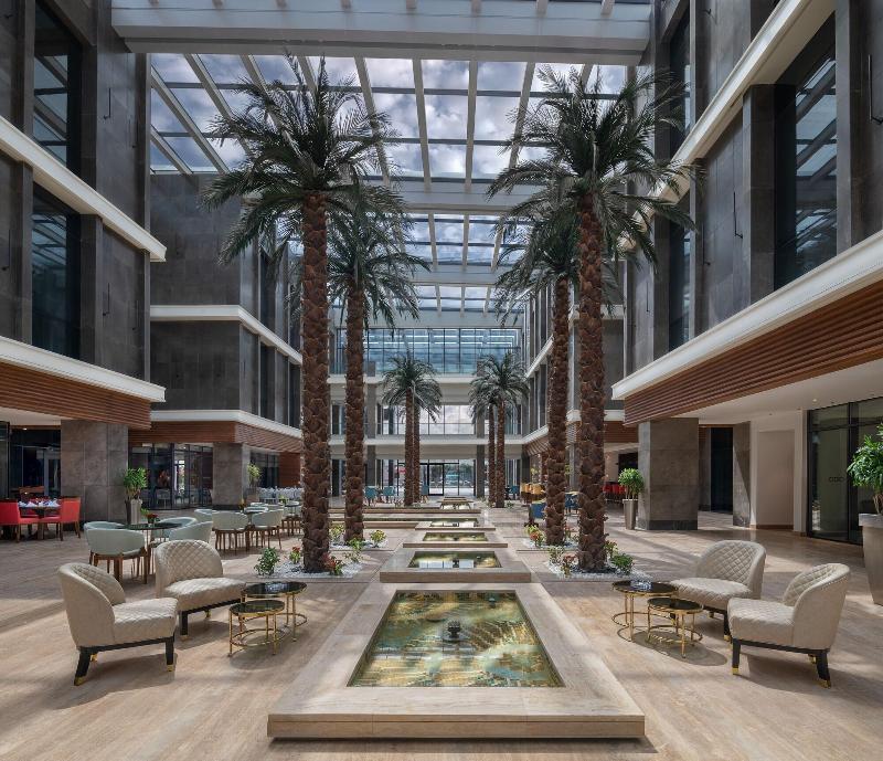 Crystal Inn Hotel - Alamein (Adults Only) El Alamein Exteriér fotografie The lobby of the hotel