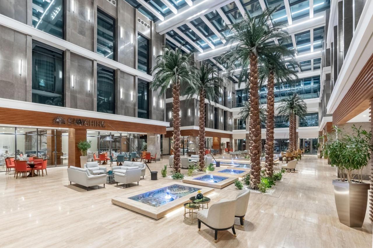 Crystal Inn Hotel - Alamein (Adults Only) El Alamein Exteriér fotografie The lobby of the hotel
